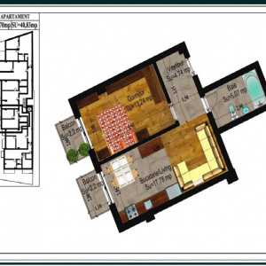 Vanzare apartament 2 camere Traian
