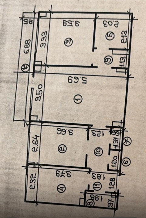 METROU CRANGASI, 3 CAMERE, CENTRALA TERMICA, PARCARE!