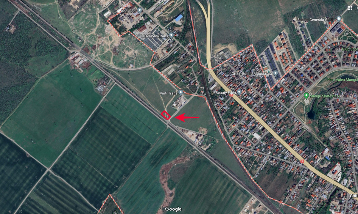 Teren intravilan 1500 mp , str Campului, deschidere 26m, Comision 0%