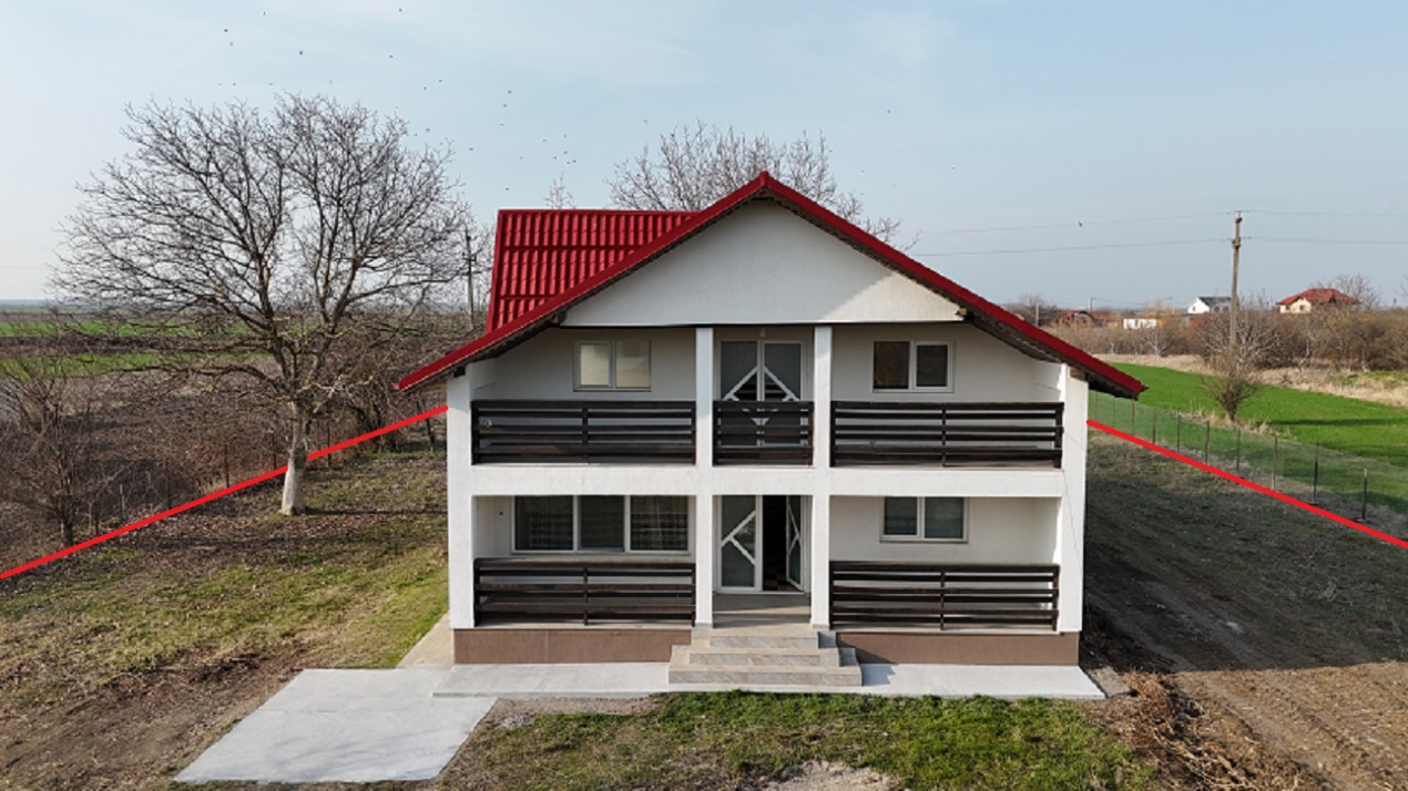 Vila 210 mp + Lot 6100 mp Crevedia