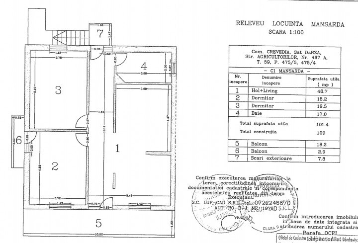 Vila 210 mp + Lot 6100 mp Crevedia