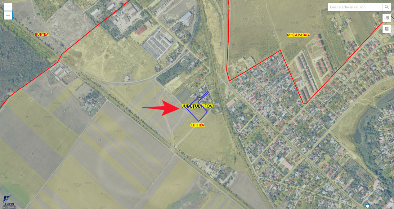 Teren intravilan 6373 mp , 20e/mp, str Campului, deschidere 65m, Comision 0%