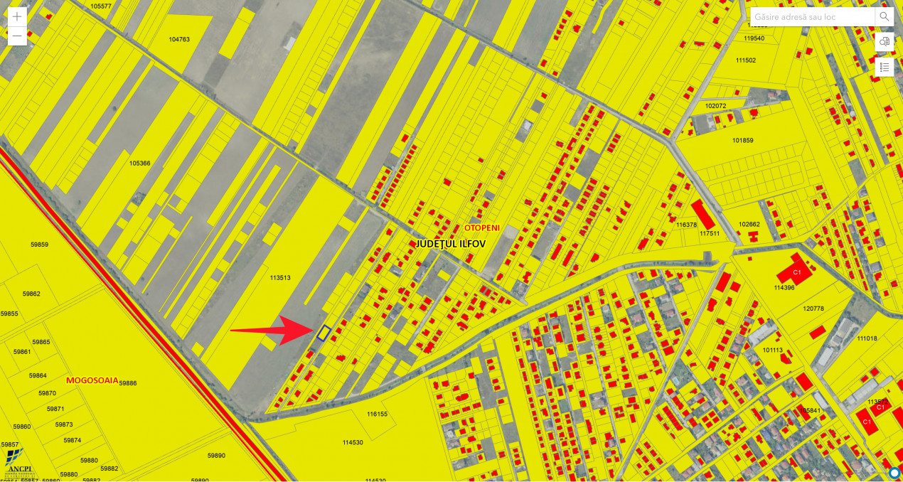 Teren intravilan Otopeni-Odai, 664 mp, COMISION 0%, P+2E, gaze, curent, asfalt