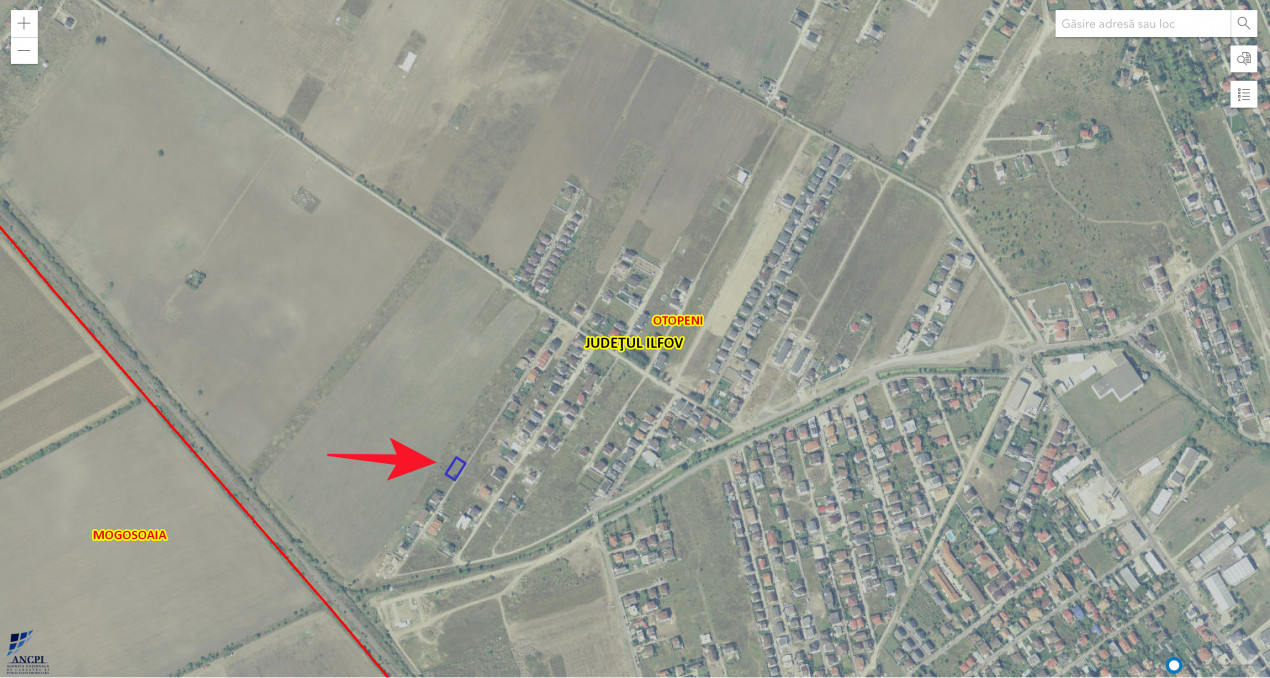 Teren intravilan Otopeni-Odai, 664 mp, COMISION 0%, P+2E, gaze, curent, asfalt