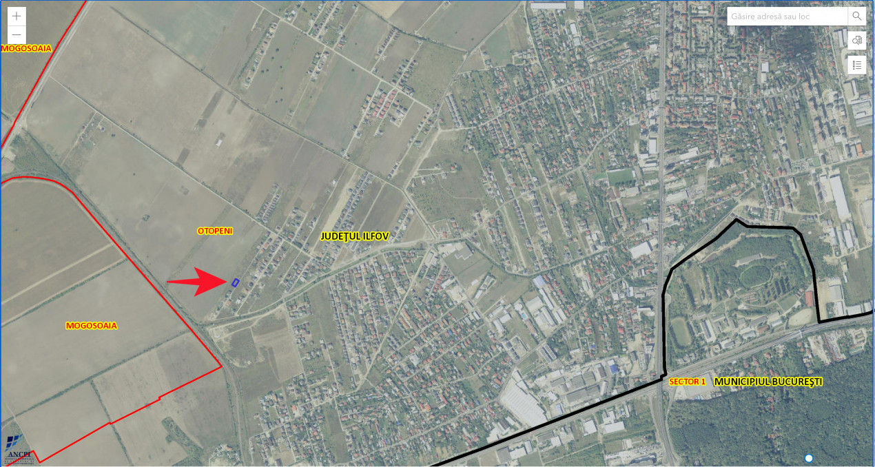 Teren intravilan Otopeni-Odai, 664 mp, COMISION 0%, P+2E, gaze, curent, asfalt
