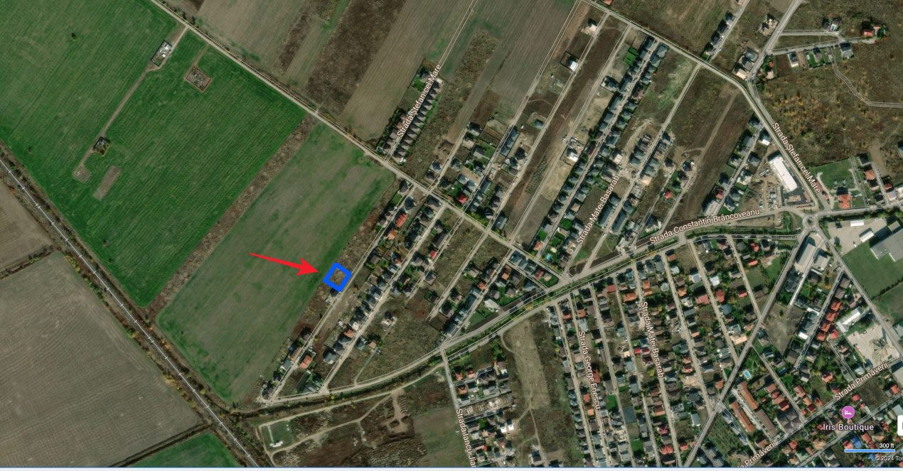 Teren intravilan Otopeni-Odai, 664 mp, COMISION 0%, P+2E, gaze, curent, asfalt