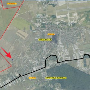 Teren intravilan Otopeni-Odai, 664 mp, COMISION 0%, P+2E, gaze, curent, asfalt
