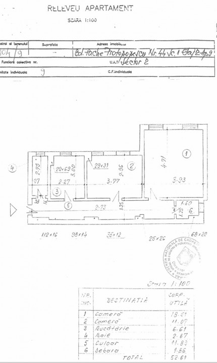 Apartament 2 camere Tavan Inalt in Vila Antebelica Pache Protopopescu