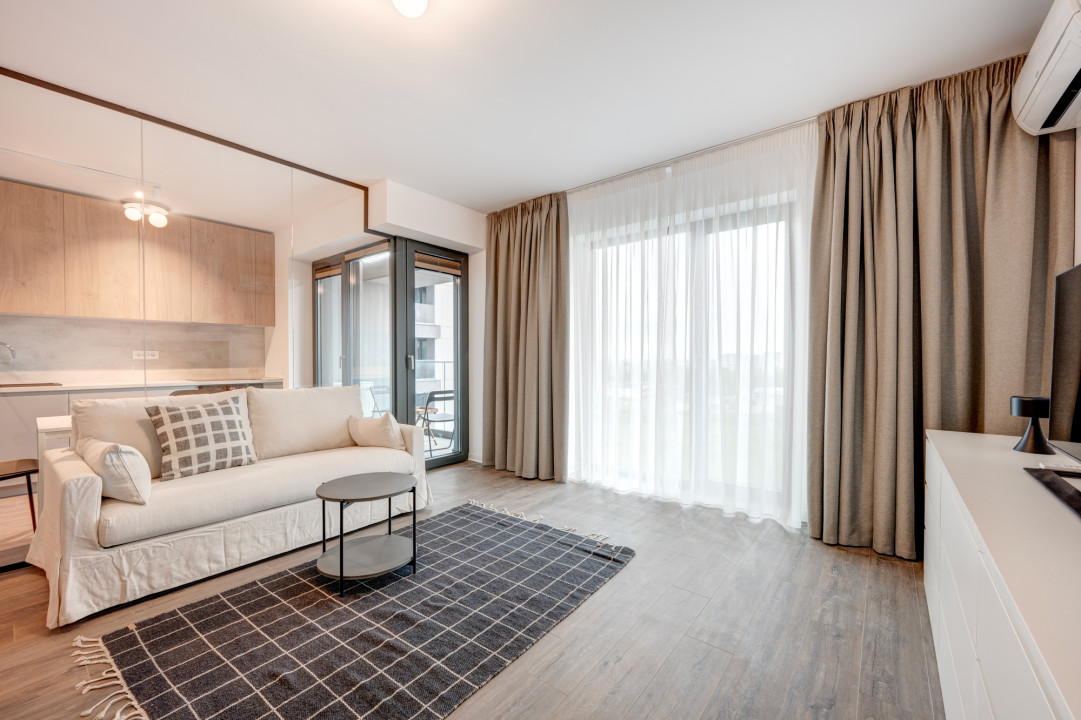 Garsoniera - complet mobilata si utilata - garaj 