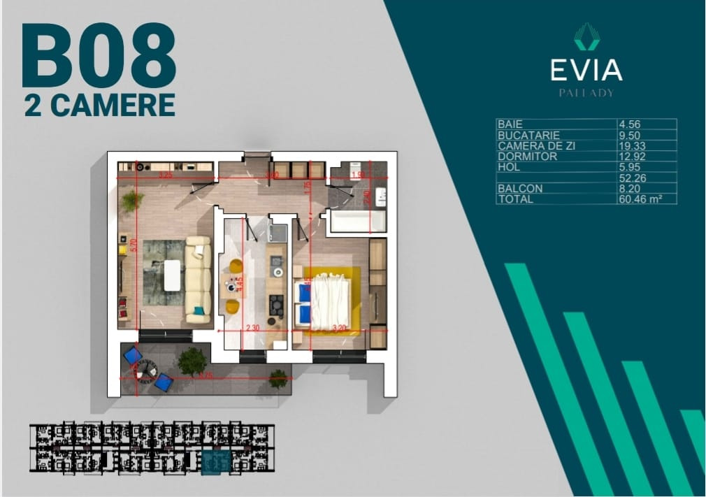  Titan 2 Camere bloc nou | Centrala si Parcare 