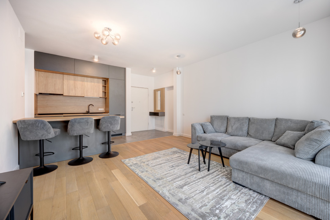 Prima inchiriere- complet mobilat si utilat cu loc de parcare in One Timpuri noi