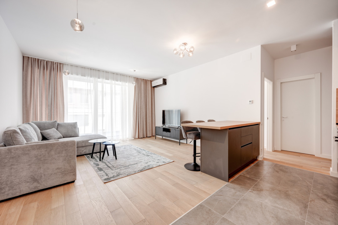 Prima inchiriere- complet mobilat si utilat cu loc de parcare in One Timpuri noi