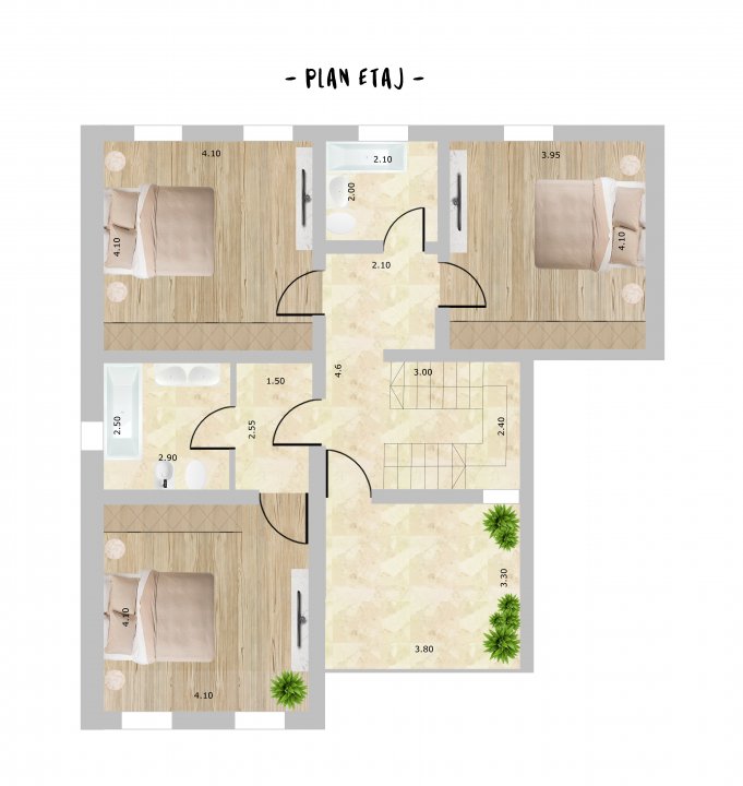 Vilă spațioasă aproape de natură - Pădurea Snagov (TIP 3) Scadere de pret 