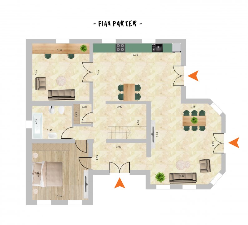 Vilă spațioasă aproape de natură - Pădurea Snagov (TIP 3) Scadere de pret 