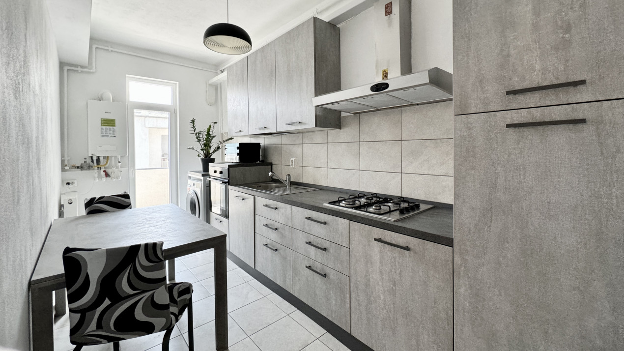 De inchiriat - apartament 2 camere - Parcul Teilor, centrala proprie