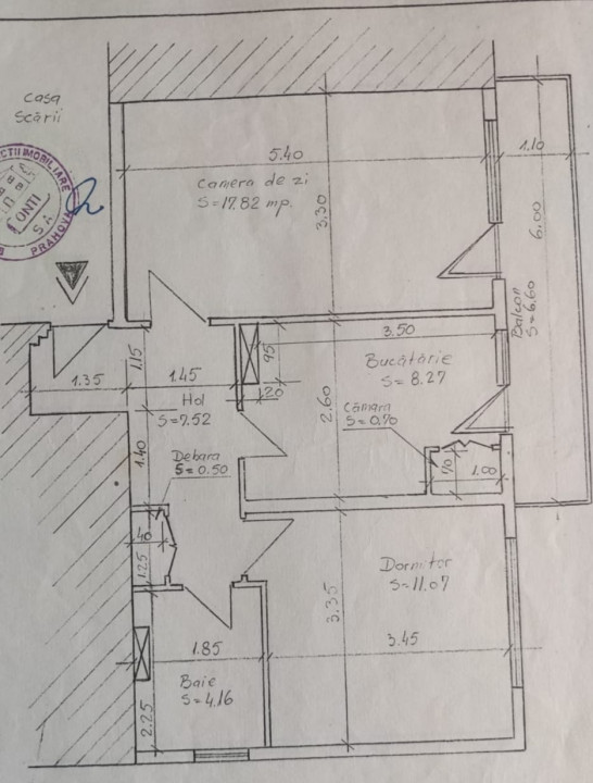 bariera Bucuresti, inchiriere ap. 2 camere etaj 1, vedere pe spate