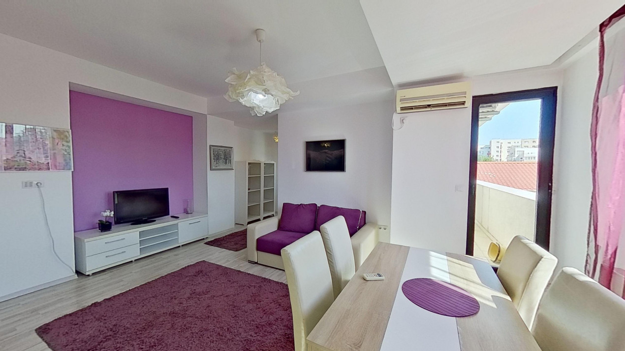 Apartament Modern cu 2 Camere de Închiriat în Dorobanți, București – Bloc Nou