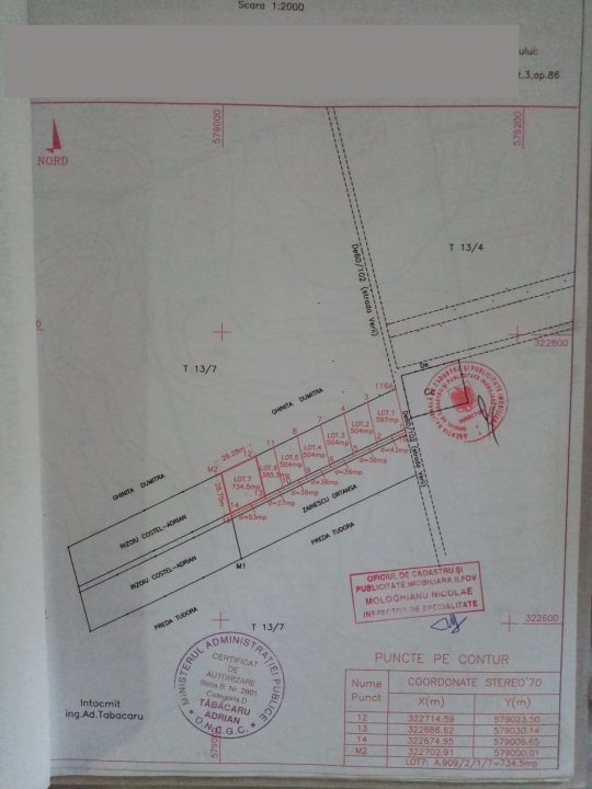 Teren intravilan 736 mp, Bragadiru , Cartierul Latin !