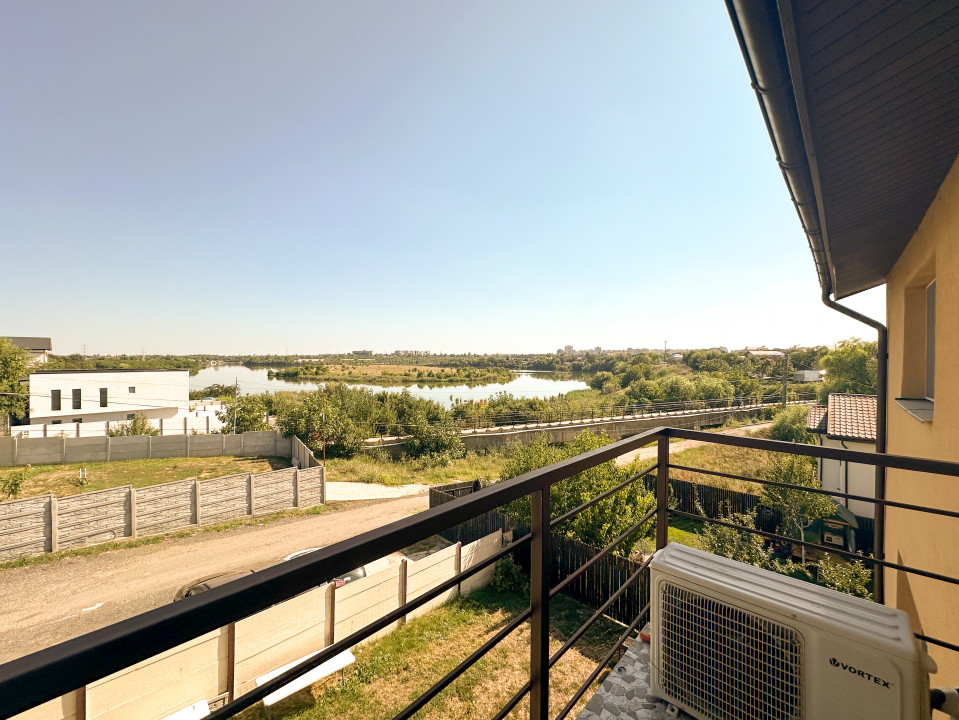 Dobroești, apartament 2 camere de închiriat, vedere la lac, COMISION 0