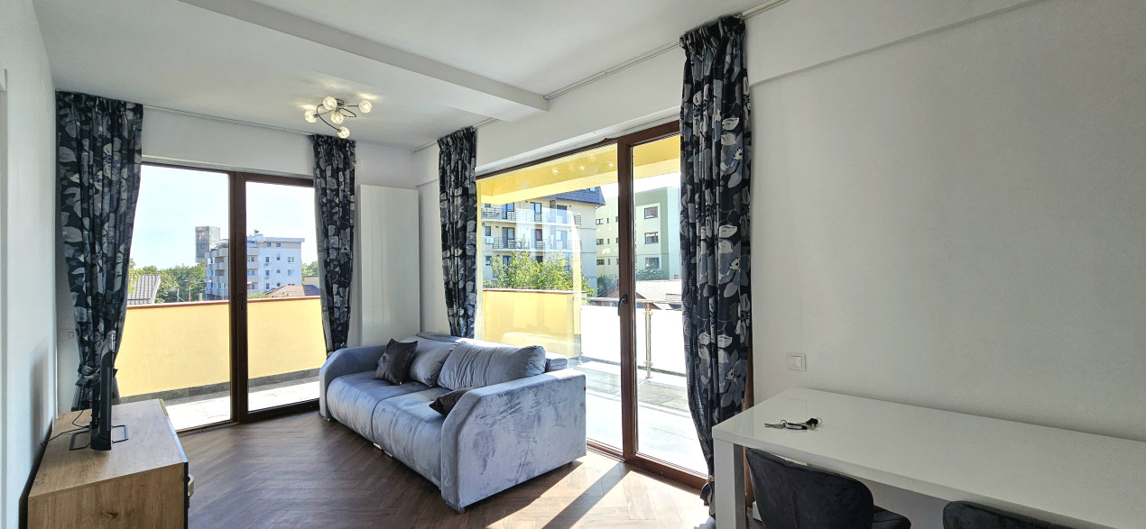 2 Camere terasa cu vedere libera Metrou Mihai Bravu