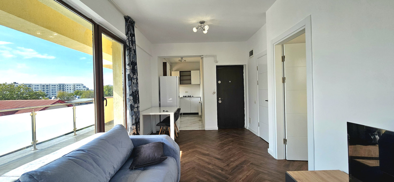 2 Camere terasa cu vedere libera Metrou Mihai Bravu