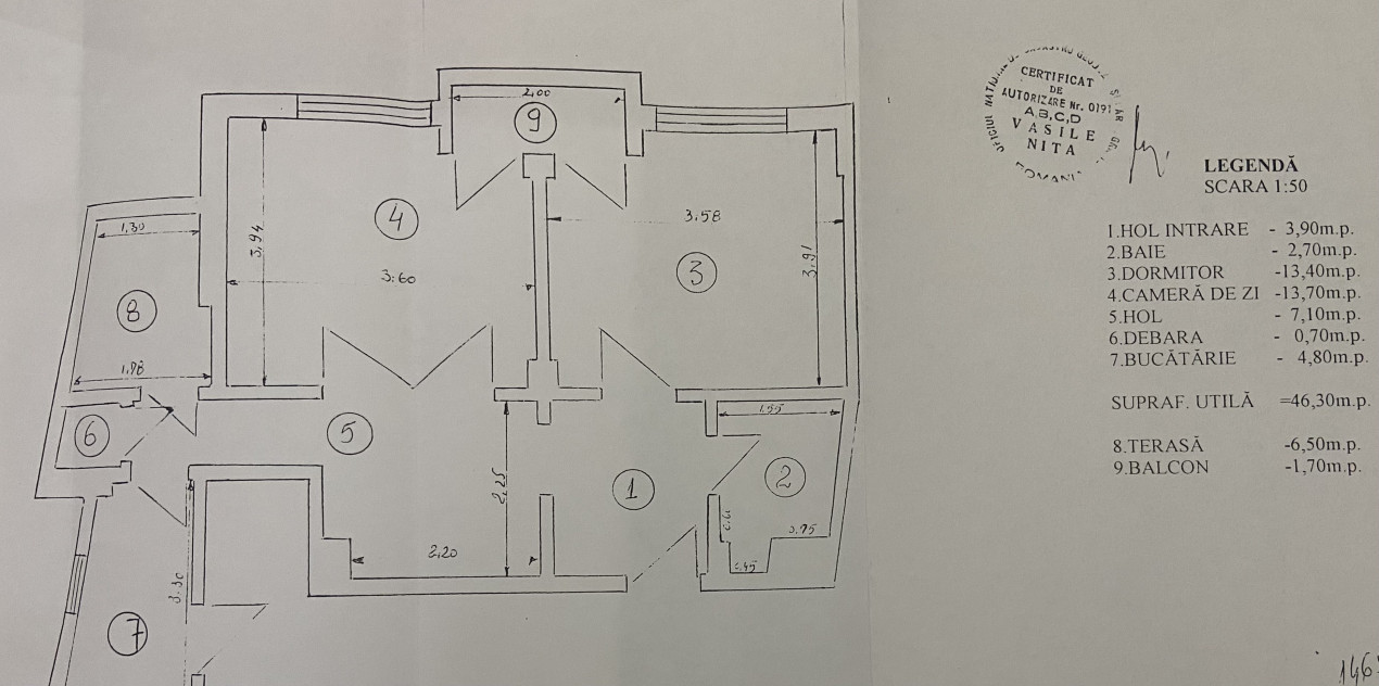 Pret redus | Apartament 2 camere Armeneasca, Universitate