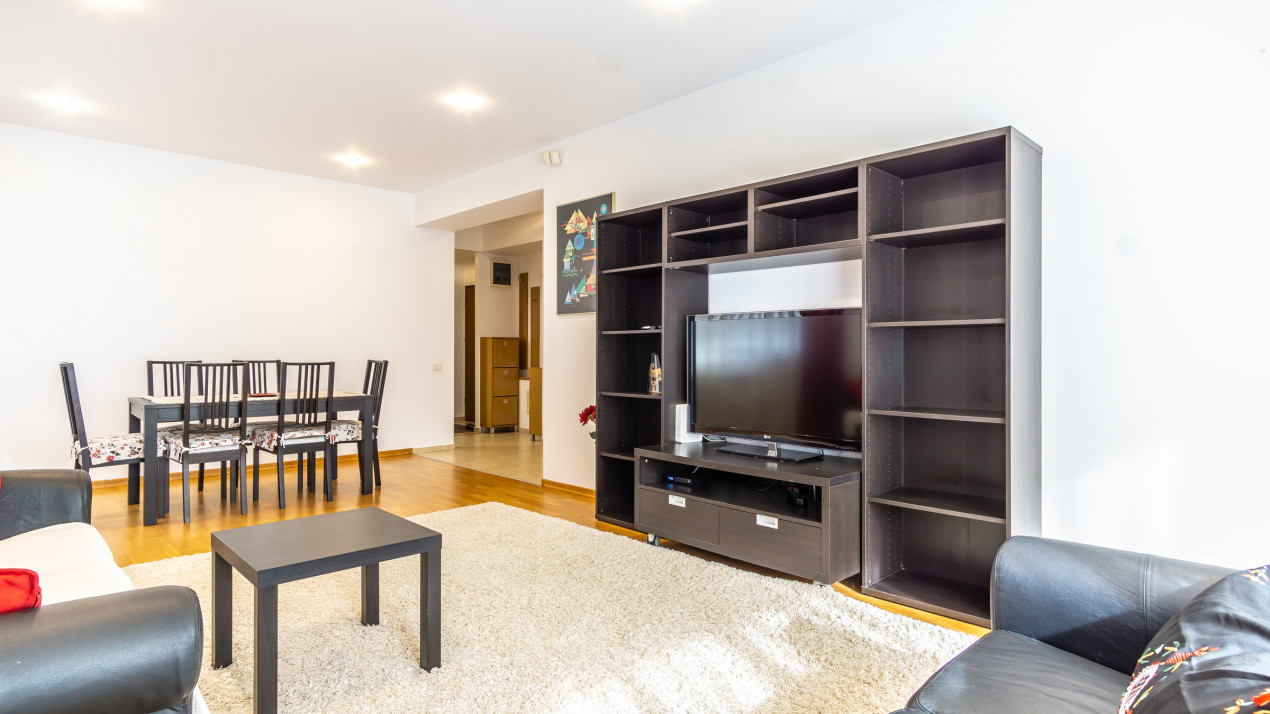 3 camere Baneasa Petrom City, 109mp, parcare subterana, centrala, piscina, paza