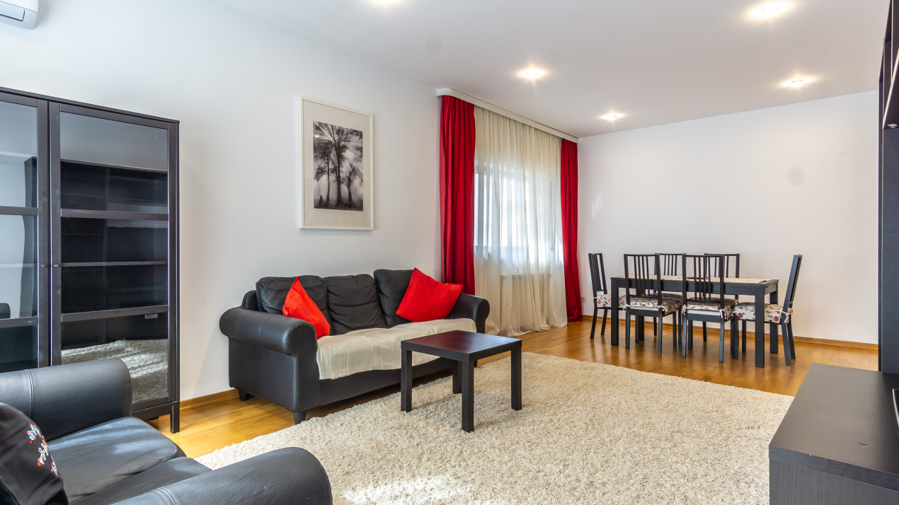 3 camere Baneasa Petrom City, 109mp, parcare subterana, centrala, piscina, paza