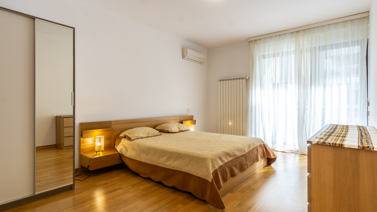 3 camere Baneasa Petrom City, 109mp, parcare subterana, centrala, piscina, paza