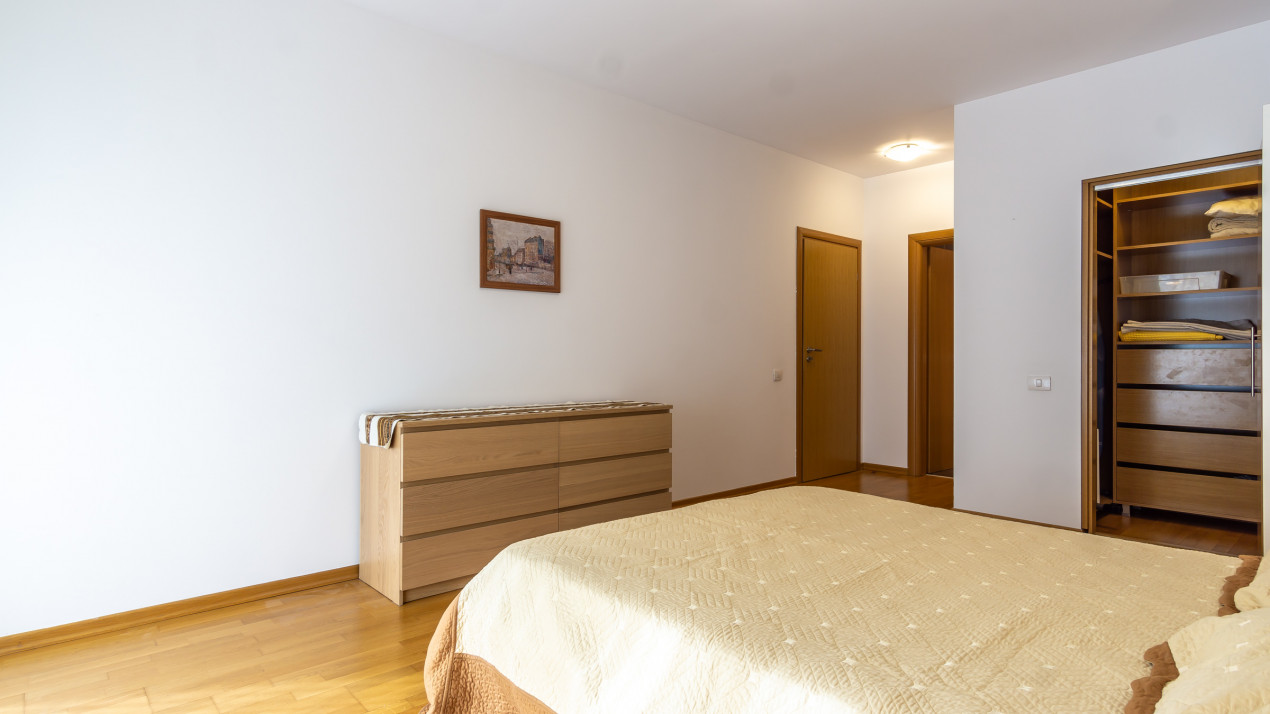 3 camere Baneasa Petrom City, 109mp, parcare subterana, centrala, piscina, paza