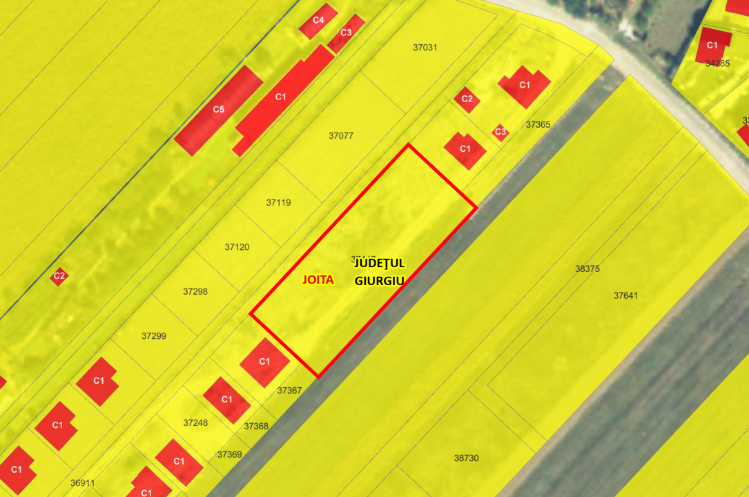 Joița - teren de vânzare, acces rapid București și Pitești, COMISION 0