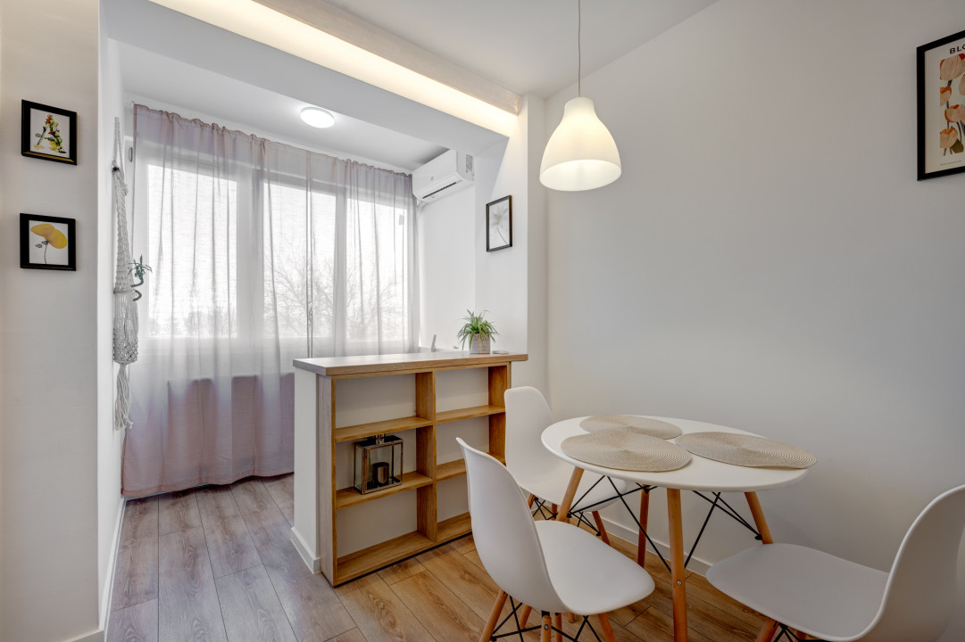 Garsoniera Turnu Măgurele etaj 6/9, mobilata-utilata, prima închiriere