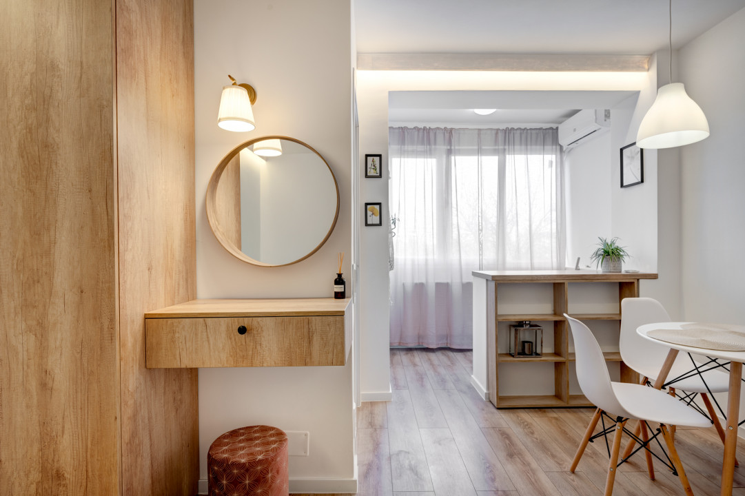 Garsoniera Turnu Măgurele etaj 6/9, mobilata-utilata, prima închiriere
