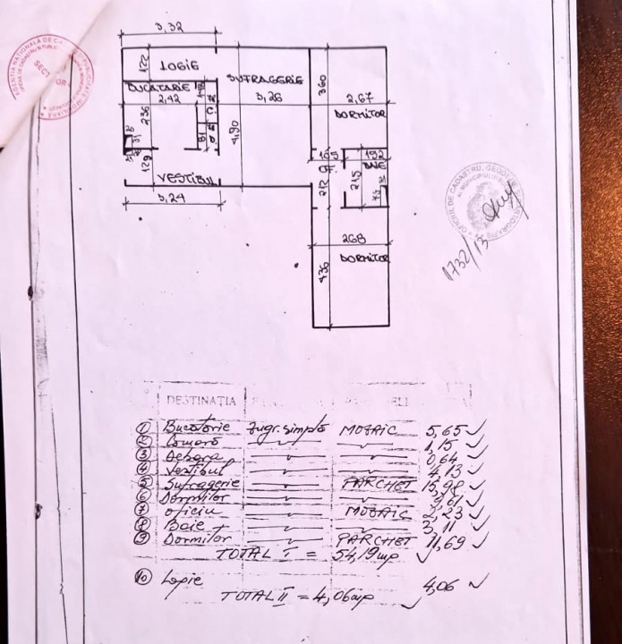 BRANCOVEANU Apartament 3 camere, localizare excelenta- DE RENOVAT