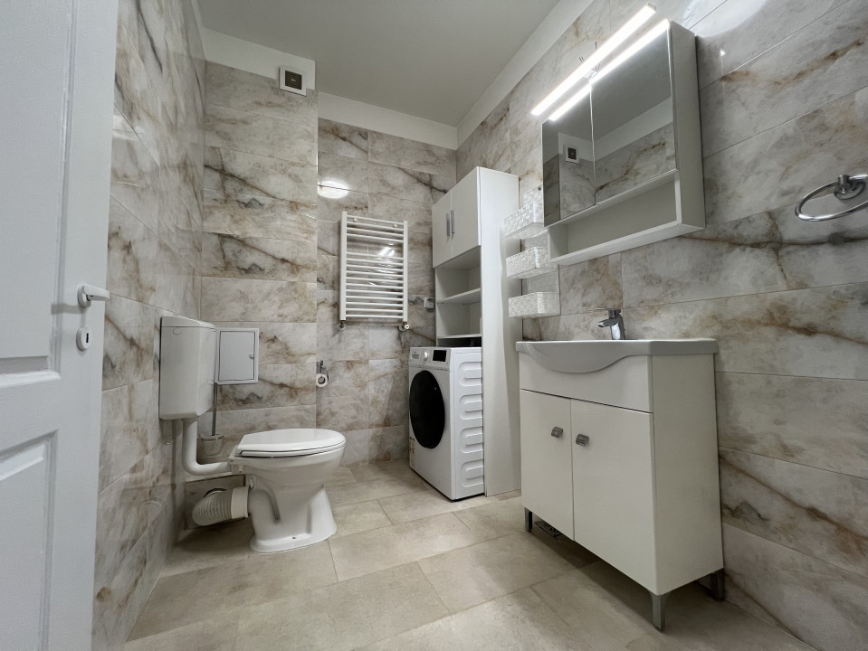 Inchiriere garsoniera – Terra Residence. Terasa si gradina. 