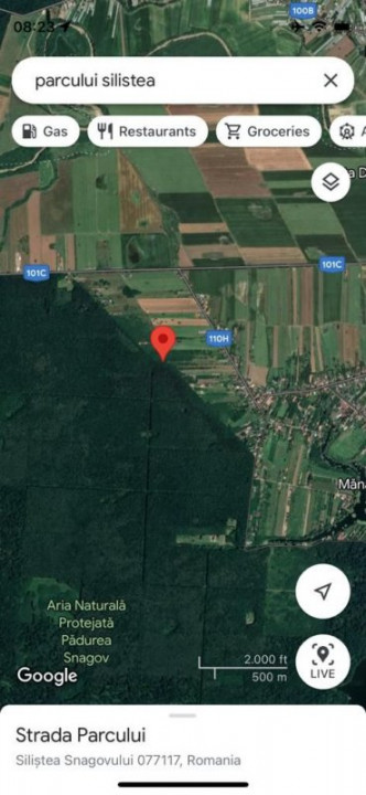 Teren intravilan_Padure_Palat Snagov