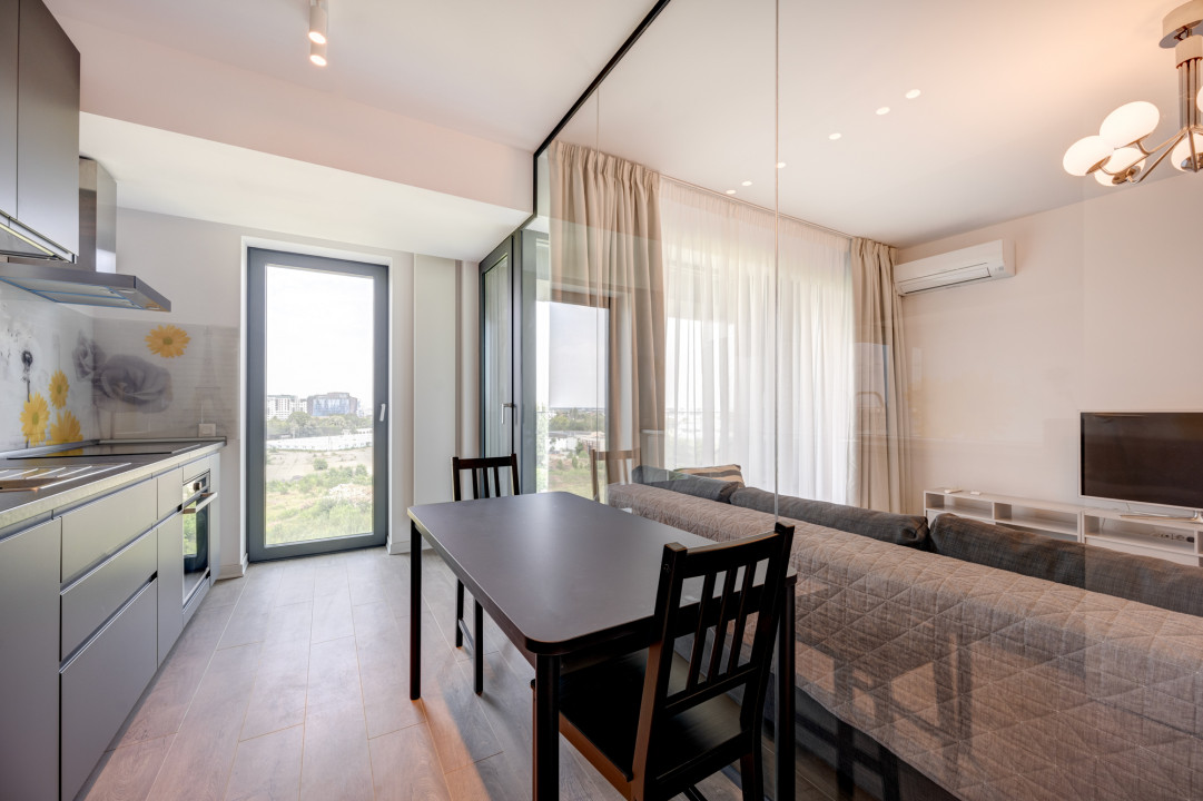 Complet mobilat si utilat - garaj - bucatarie inchisa