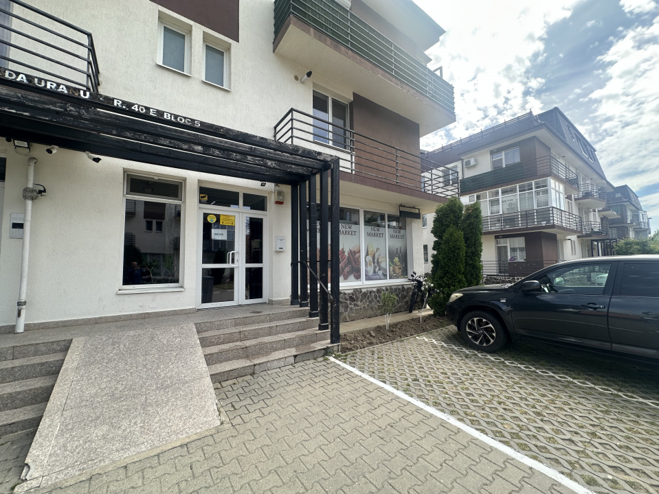 Spatiu Comercial 110 MP+lot 222 MP+2 locuri parcare New Residence