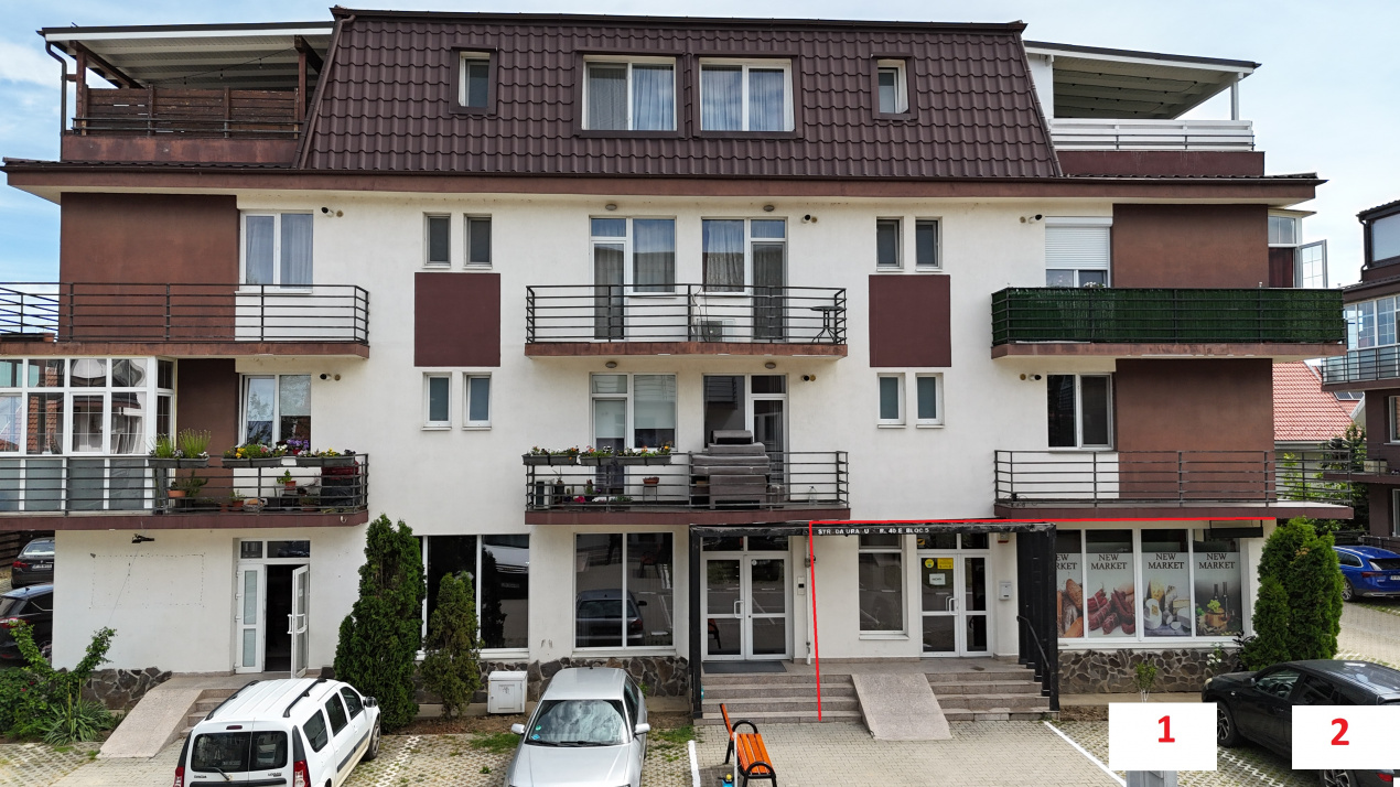 Spatiu Comercial 110 MP+2 locuri parcare New Residence