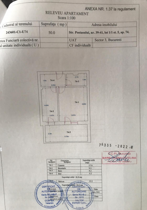 Garsoniera | Rossa Residence | Terasa 13 mp | Theodor Pallady