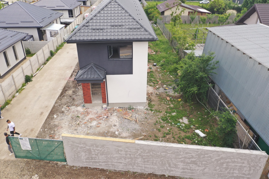 Apartament 2 camere in vilă cu grădină 60 mp și 2 locuri de parcare Bragadiru
