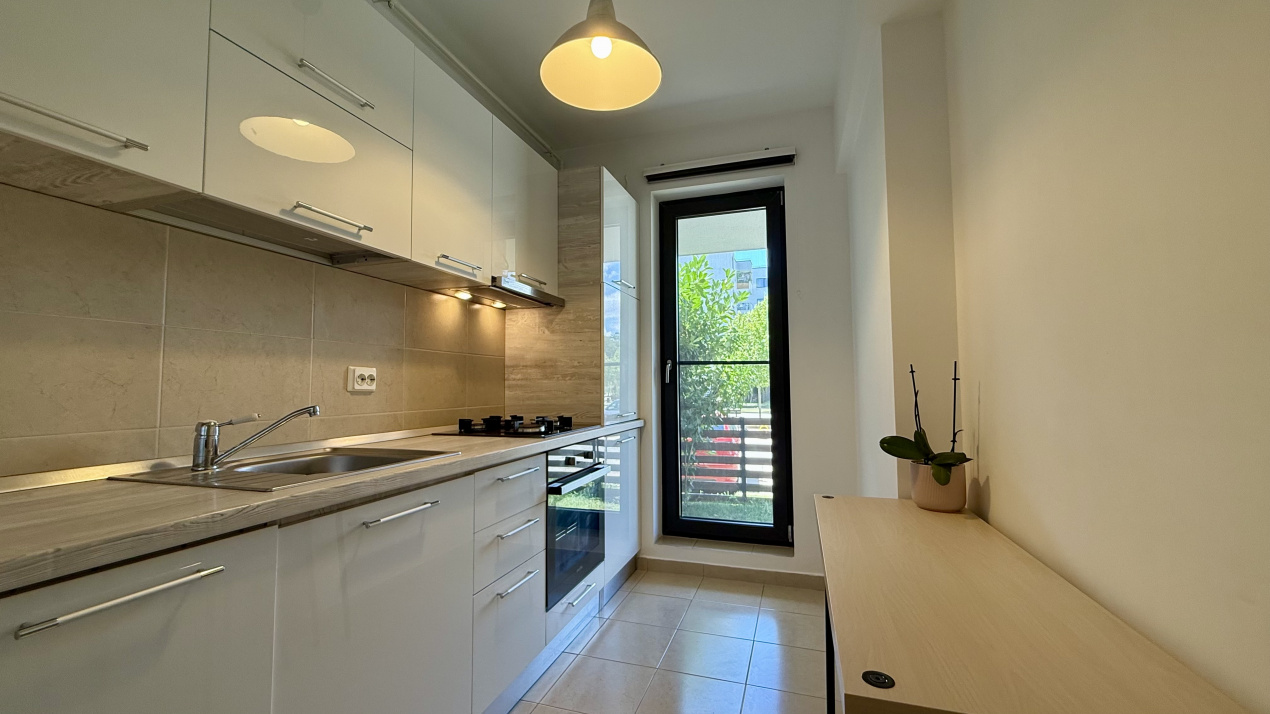 APARTAMENT CU GRĂDINĂ in GREENFIELD BĂNEASA cu 2 CAMERE