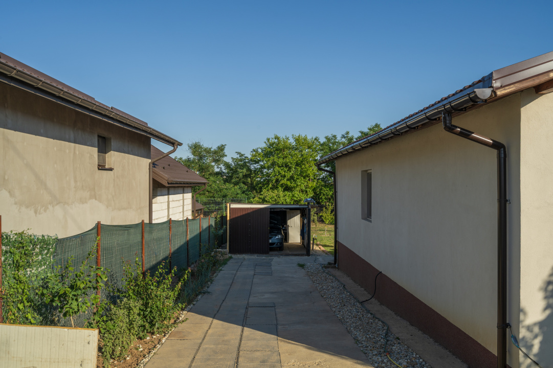 MIHAILESTI - POPESTI, CASA 63 MP, GARAJ, LOT 768 MP!