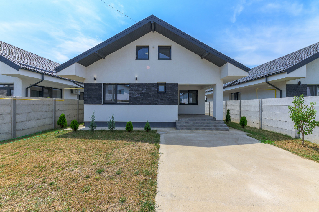 Vila noua, 5 dormitoare, 3 bai, teren 380 mp. Pret excelent
