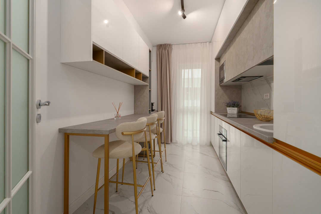 Apartament 3 camere Grand Kristal - mobilat utilat premium cu loc de parcare