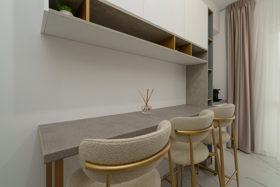 Apartament 3 camere Grand Kristal - mobilat utilat premium cu loc de parcare