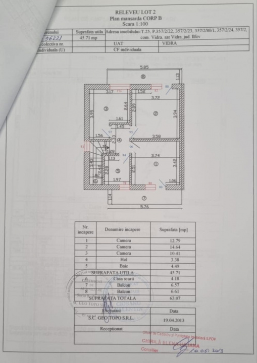  VIDRA – COMPLEX DEALUL VERDE, DUPLEX 100 MP, LOT 250 MP!
