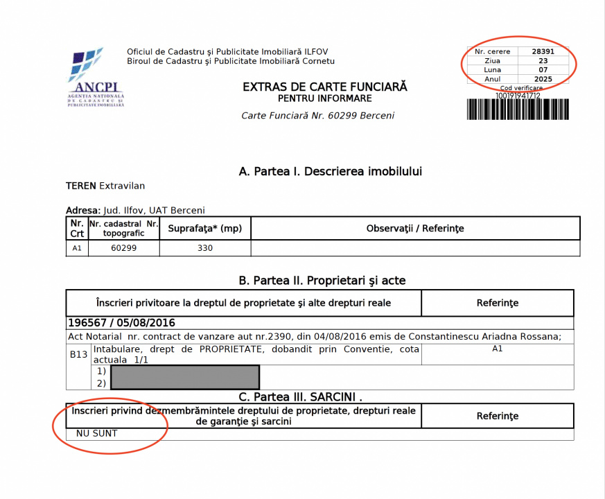 Teren de 330 mp în Comuna Berceni – Ideal pentru Casă sau Investiție!