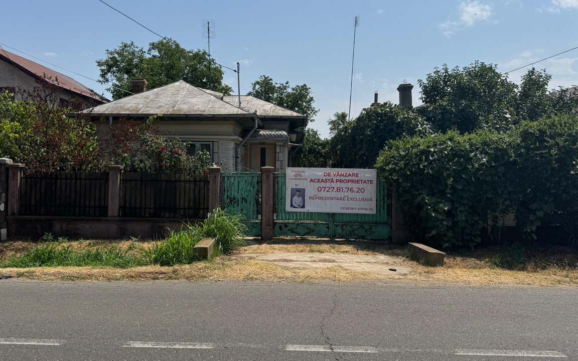 langa Primaria Gorgota, casa locuibila cu teren generos