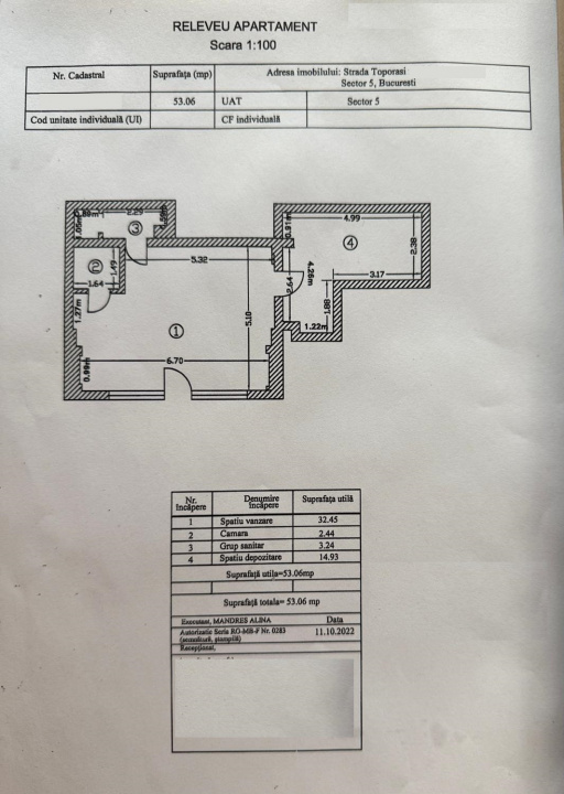 Spatiu Comercial , zona Giurgiului pe Strada Toporasi !